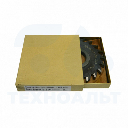 Фреза 3-х сторонняя пр/з d100х 3 Р6М5